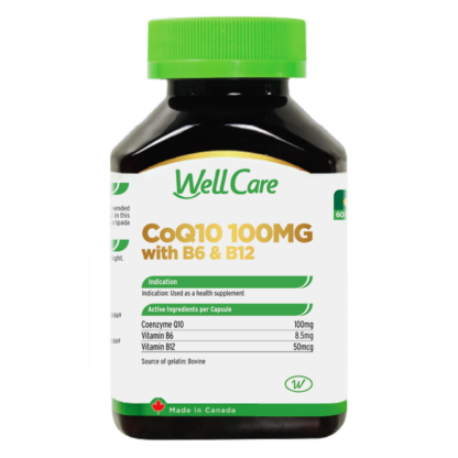 Wellcare CoQ10 100MG with B16 & B12 60's - Image 3