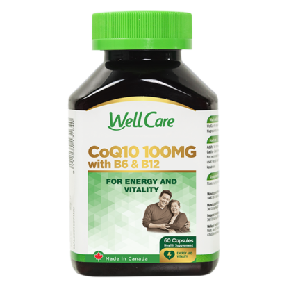 Wellcare CoQ10 100MG with B16 & B12 60's